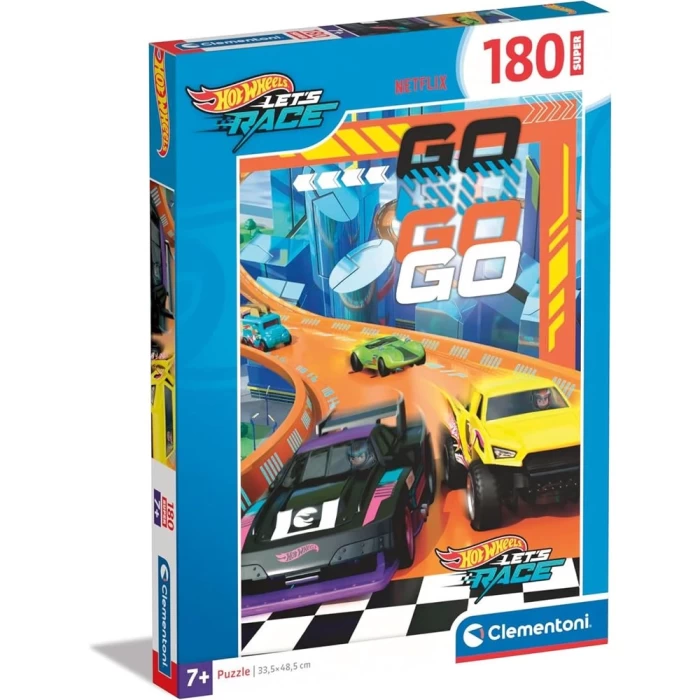 Clementoni Hot Wheels Puzzle 180 Parça 29789