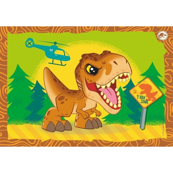 Clementoni Jurassic World 4 in 1 Puzzle 72 Parça 21521