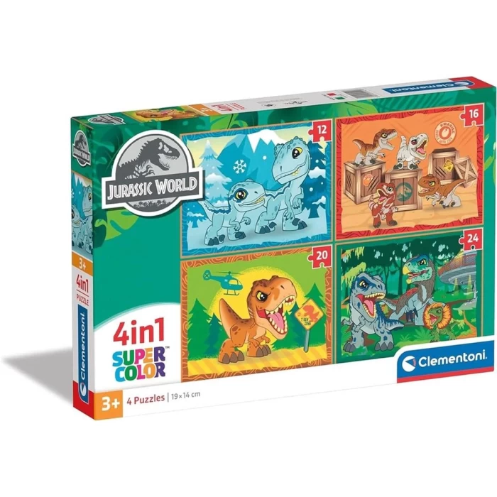 Clementoni Jurassic World 4 in 1 Puzzle 72 Parça 21521