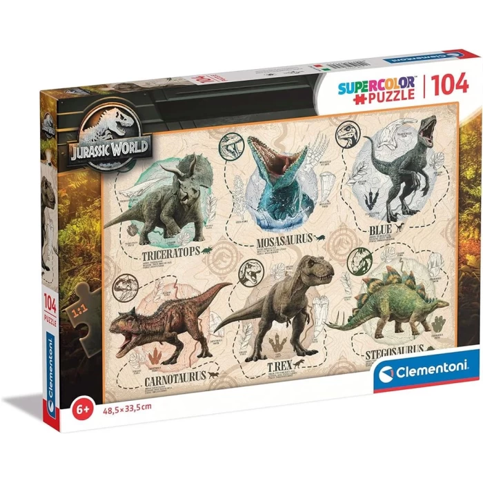 Clementoni Jurassic World Puzzle 104 Parça 27179