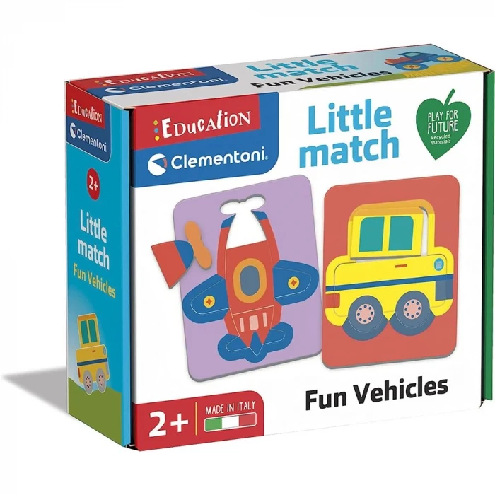 Clementoni Little Match Puzzle - Eğlenceli Araçlar