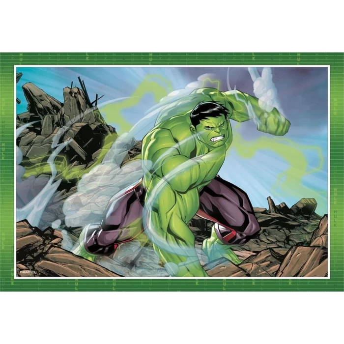 Clementoni Marvel Avengers 4 in 1 Puzzle 72 Parça 21525
