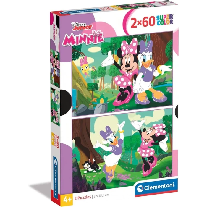 Clementoni Minnie Puzzle 2x60 Parça 24815