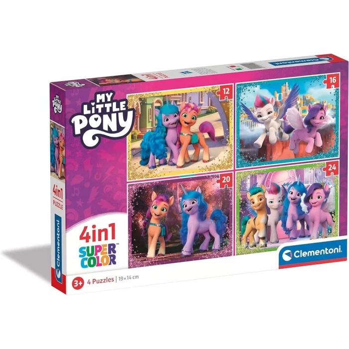 Clementoni My Little Pony Puzzle 4 in 1 72 Parça 21519