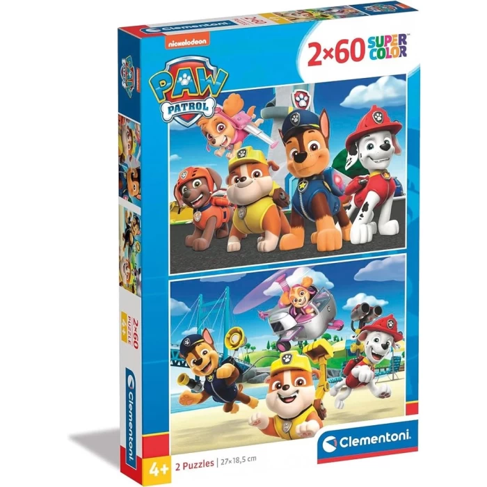 Clementoni Paw Patrol Puzzle 2x60 Parça 21623