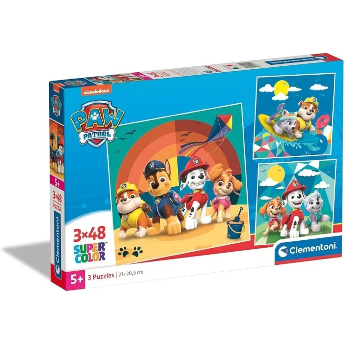 Clementoni Paw Patrol Puzzle 3x48 Parça 25291