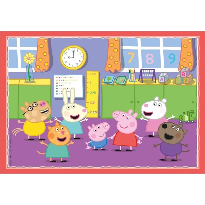 Clementoni Peppa Pig 4 in 1 Puzzle 72 Parça 21516