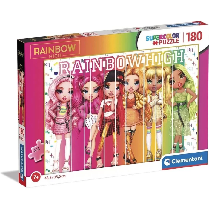 Clementoni Puzzle Rainbow High 180 Parça 29775