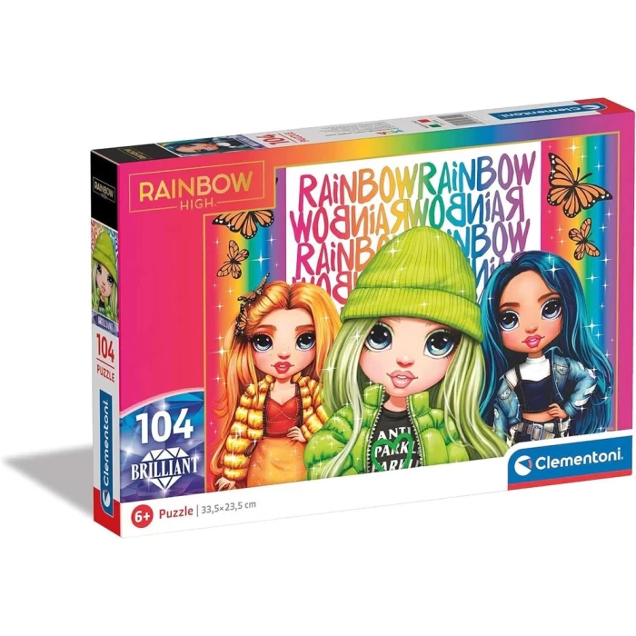 Clementoni Rainbow High Puzzle 104 Parça 20342