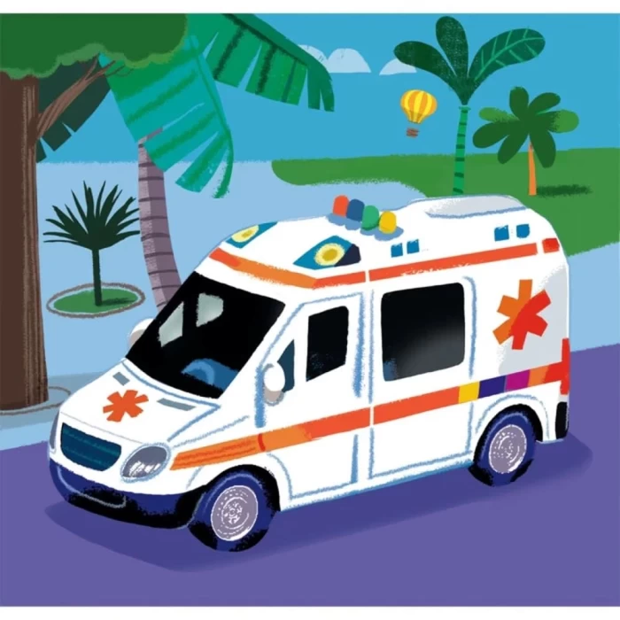Clementoni Rescue Vehicles Puzzle 3x48 Parça 25318