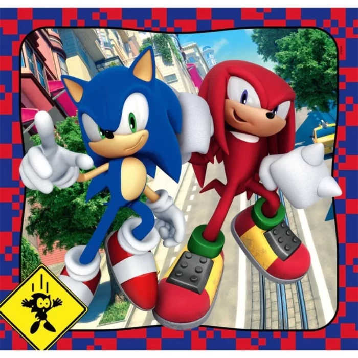Clementoni Sonic Puzzle 3x48 Parça 25320