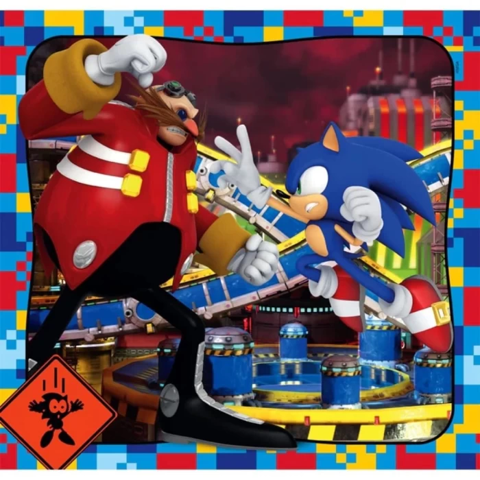 Clementoni Sonic Puzzle 3x48 Parça 25320