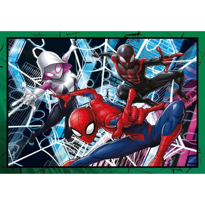 Clementoni Spider-Man Puzzle 4 in 1 72 Parça 21515