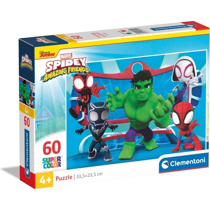 Clementoni Spidey and his Amazing Friends Puzzle 60 Parça 26595