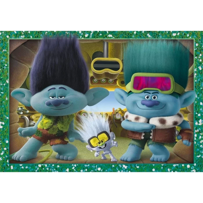 Clementoni Trolls 4 in 1 Puzzle 72 Parça 21527