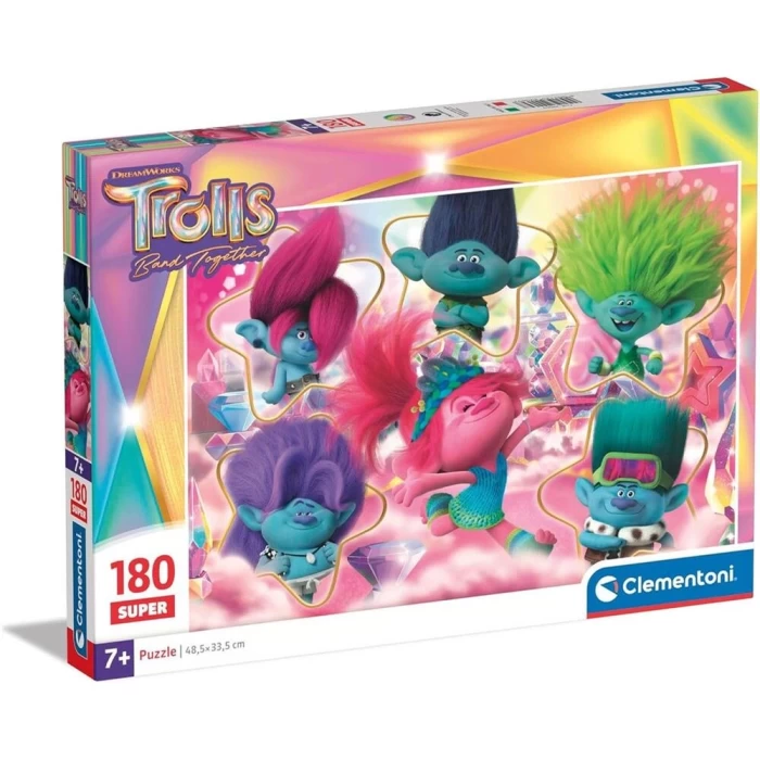 Clementoni Trolls Puzzle 180 Parça 29069