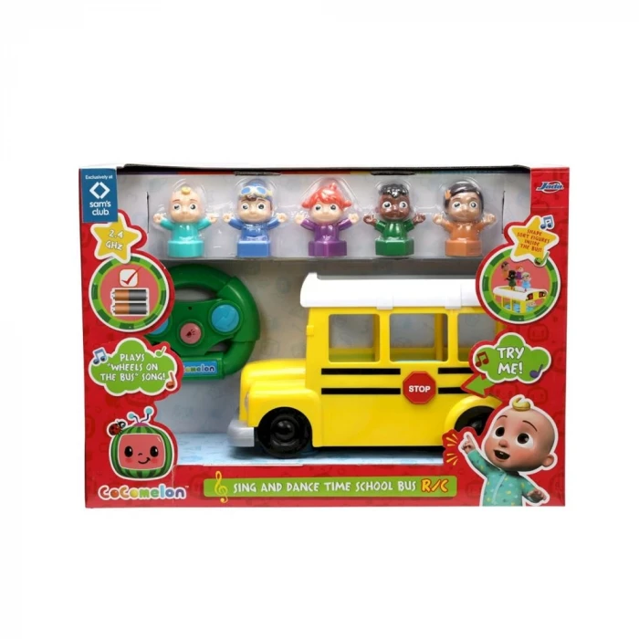 Cocomelon İnteraktif Okul Otobüsü - Uzaktan Kumandalı
