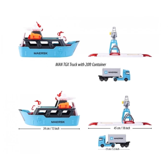 Creatix MAERSK Yük Gemisi Oyun Seti 212050039