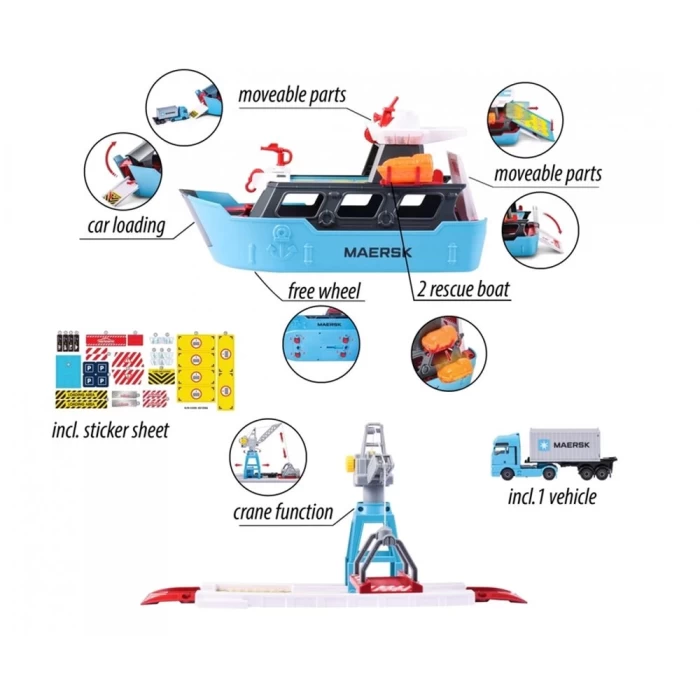 Creatix MAERSK Yük Gemisi Oyun Seti 212050039