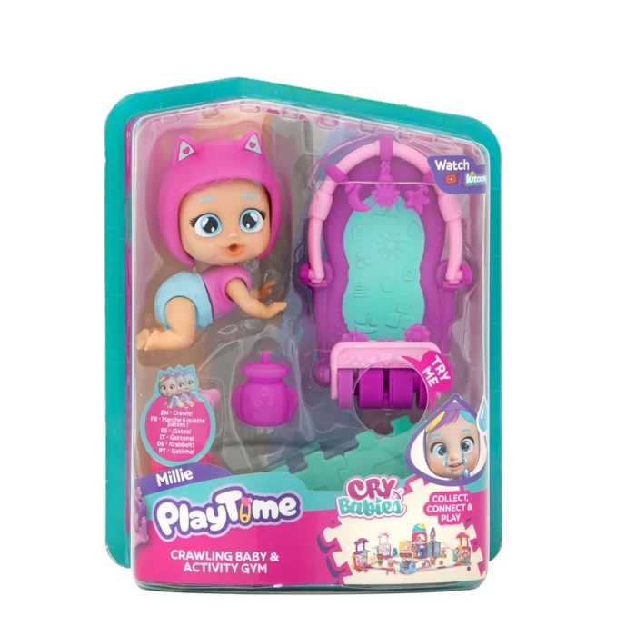 Cry Babies PlayTime Mini Millie Bebek ve Gym Oyun Seti 923270