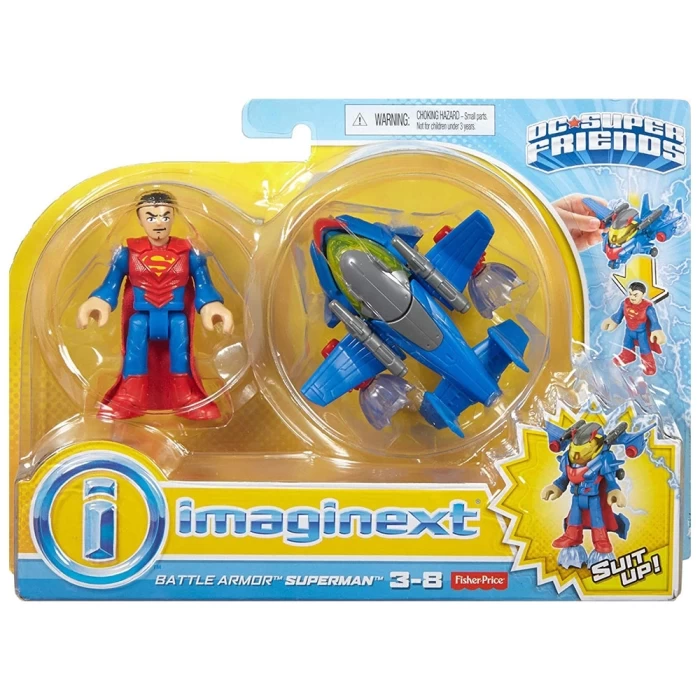 DC Super Friends Battle Armor Süperman Oyun Seti