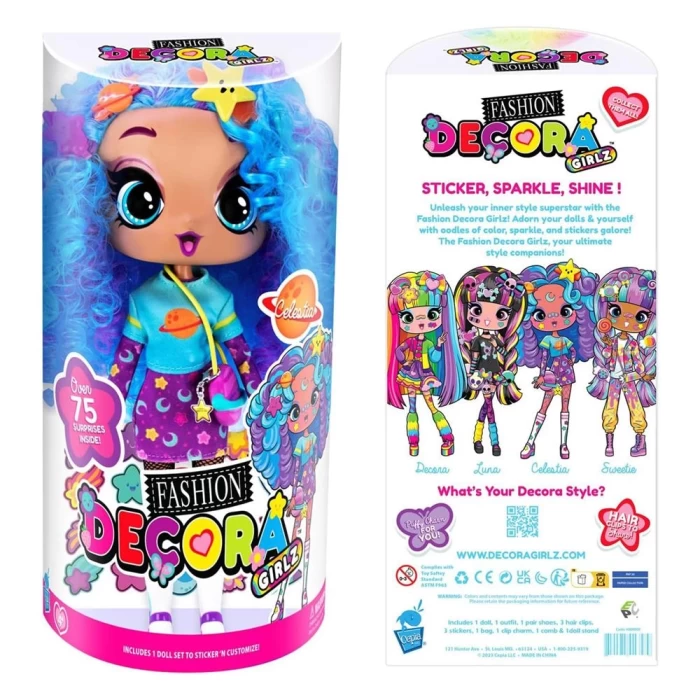 Decora Girlz Büyük Moda Bebek 28 cm - Celestia