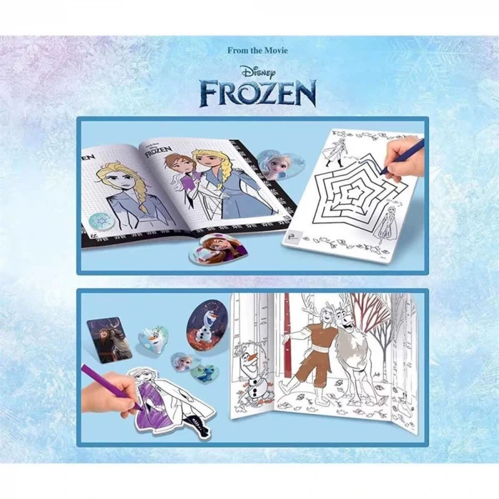 Disney Frozen Sırt Çantalı Boyama ve Çizim Seti 92925