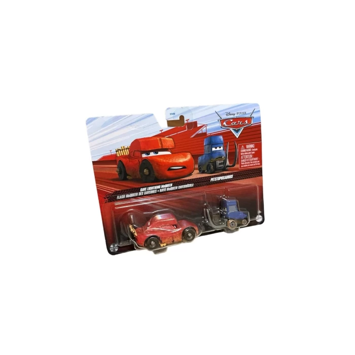 Disney Pixar Cars 2li Cave Lıghtnıng McQueen&Pıtstoposaurus Dxv99 Hlh63