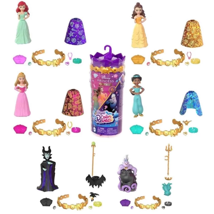 Disney Prenses Royal Color Reveal Renk Değiştiren Prenses Bebekle