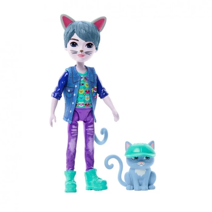 Enchantimals Popüler Karakter Bebekler - Cole Cat HNT59
