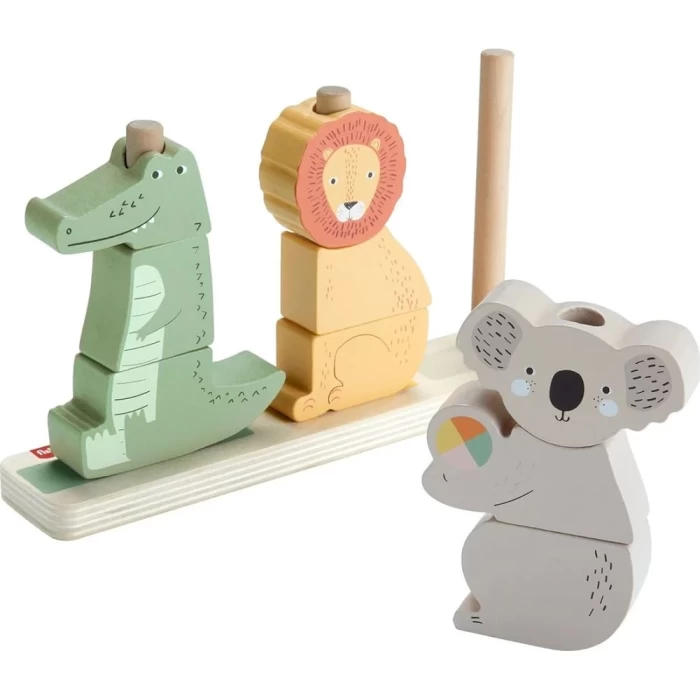 Fisher-Price Ahşap Dizme ve Sıralama Hayvanlar HXV04