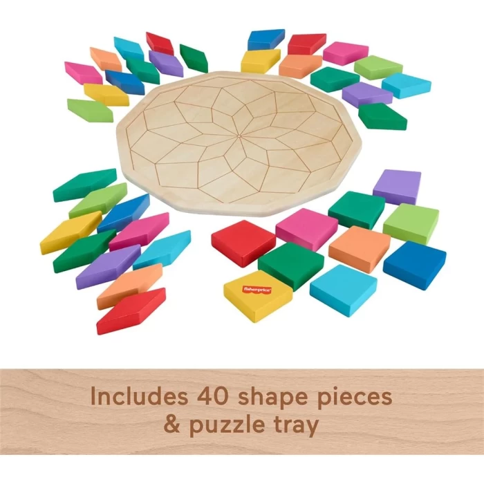 Fisher-Price Ahşap Mandala Yapboz HXT94