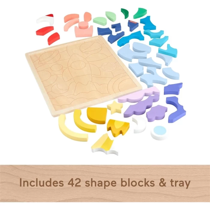 Fisher-Price Ahşap Uzay Yapboz HXY42