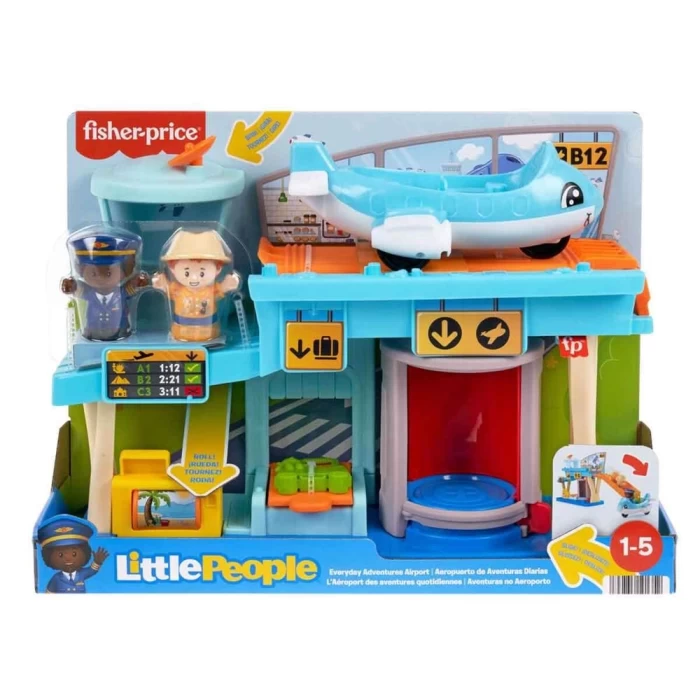 Fisher-Price Little People Eğlenceli Havaalanı Oyun Seti HTJ26