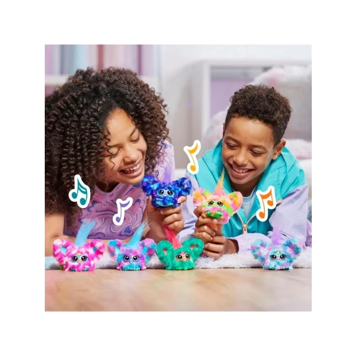 Furby Furblets Loo-Lay Mini Friend, 45+ Ses ve Müzik, 6 Yaş ve Üstü Için Elektronik Peluş