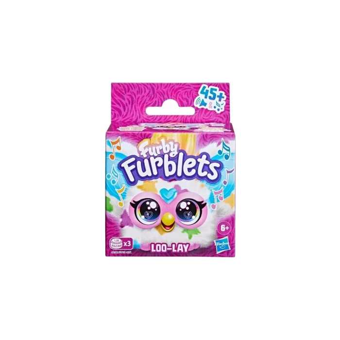 Furby Furblets Loo-Lay Mini Friend, 45+ Ses ve Müzik, 6 Yaş ve Üstü Için Elektronik Peluş
