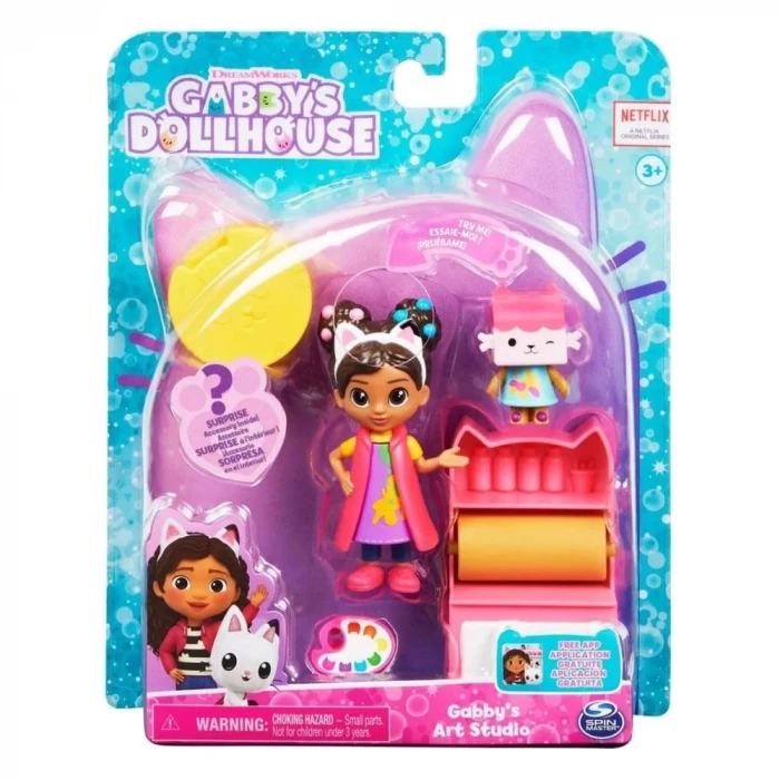 Gabbys Dollhouse Art Studio Oyun Seti