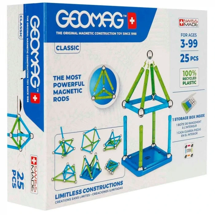 GEOMAG Classic Manyetik Zeka Oyunu 25 Parça