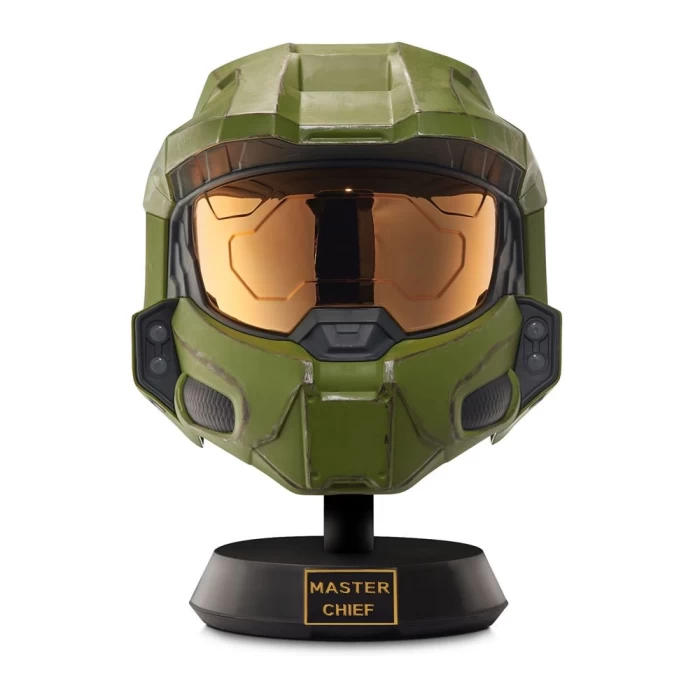HALO Gerçekci Master Chief Miğferi ve Sergi Standı HLW0173