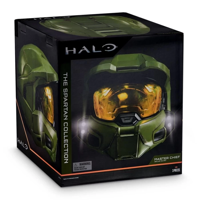 HALO Gerçekci Master Chief Miğferi ve Sergi Standı HLW0173