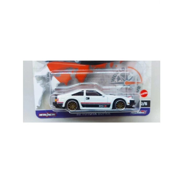 Hot Wheels Premium 82 Toyota Supra World Tour 2024 Özel Model Araba -HRV97