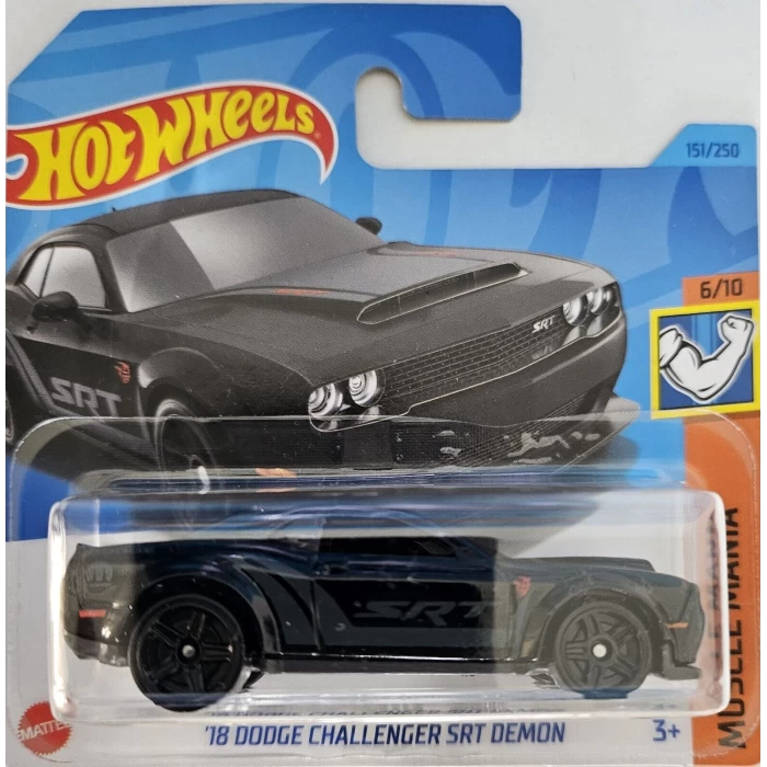 Hot Wheels Tekli Arabalar 18 Dodge Challenger SRT Demon-HKK90