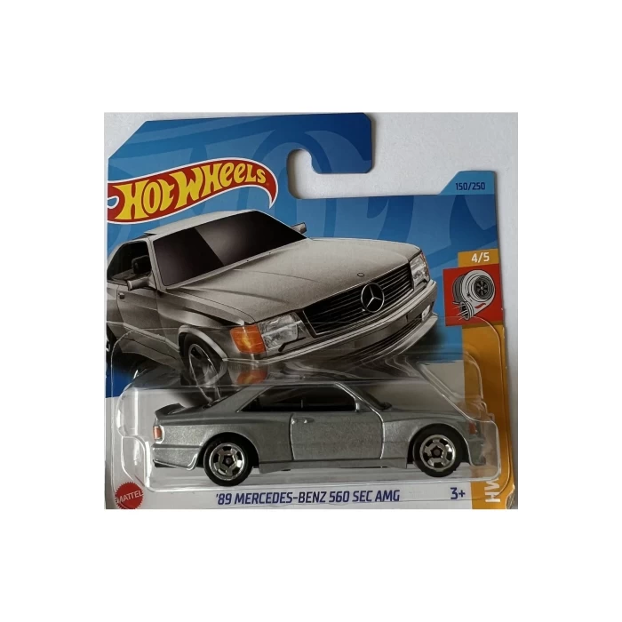 Hot Wheels Tekli Arabalar 89 Mercedes-Benz 560 SEC AMG Gri 560-HKK85