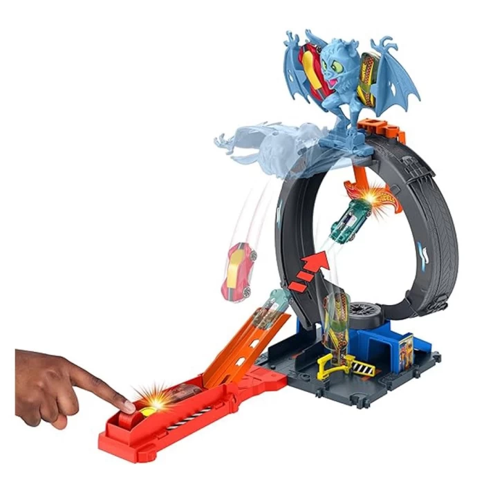 Hot Wheels Yarasa Çemberi Saldırısı Oyun Seti HTN78