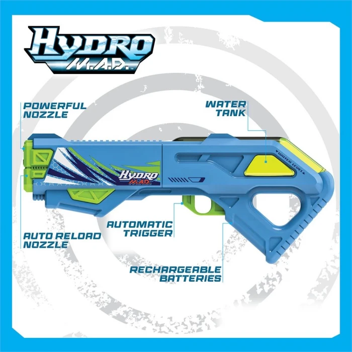 Hydro M.A.D. Elektrikli Su Tabancası Beyaz 81150