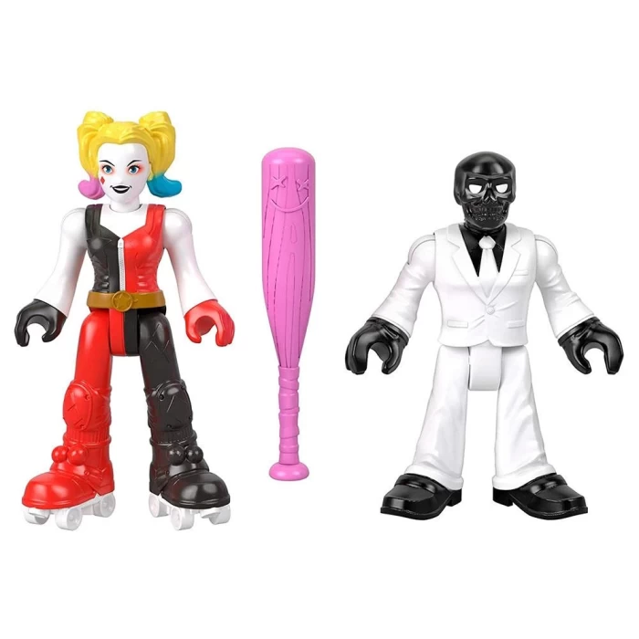 Imaginext DC Super Friends Harley Quinn ve Black Mask Figürler