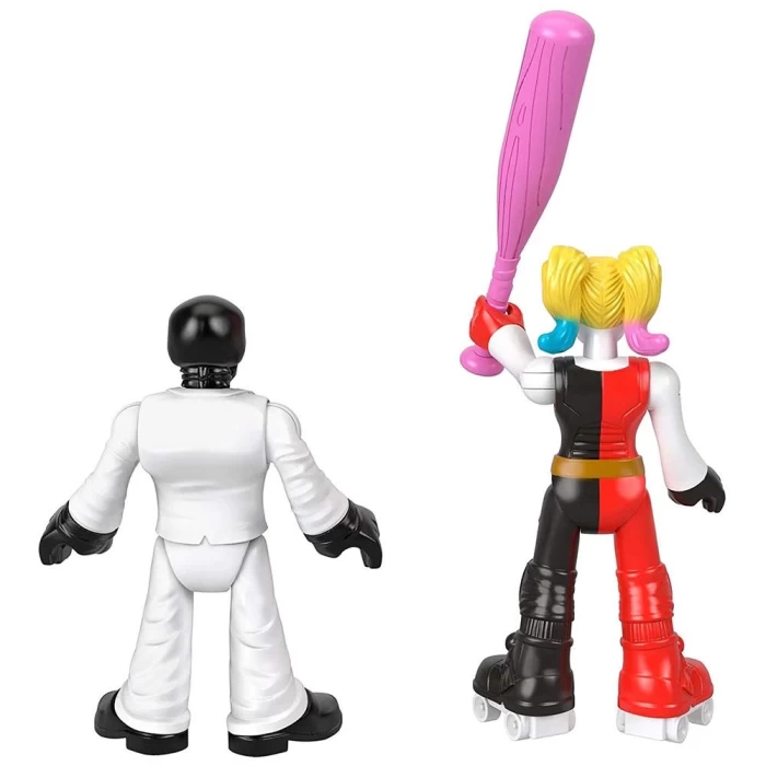 Imaginext DC Super Friends Harley Quinn ve Black Mask Figürler