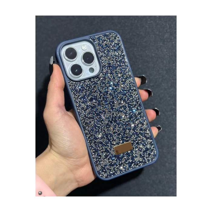 İphone 11 Uyumlu Sw İnce Taşlı Elmas Işıltılı Telefon Kılıfı