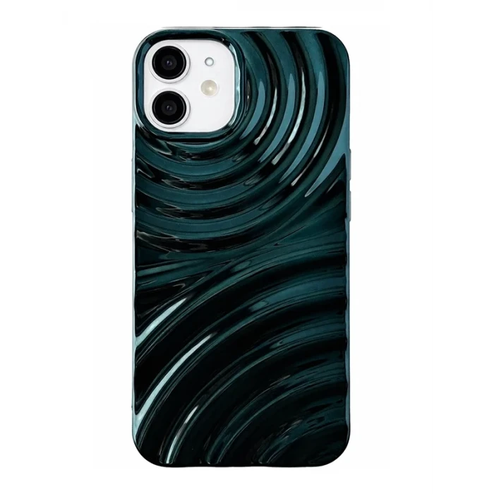 İphone 12 Ripples Parlak Darbelere Dayanıklı Silikon Kılıf