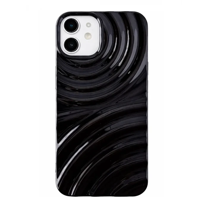 İphone 12 Ripples Parlak Darbelere Dayanıklı Silikon Kılıf